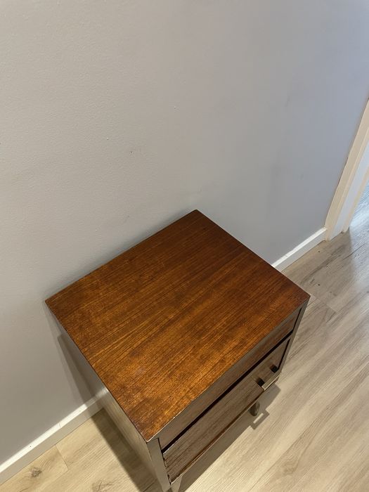 Mesinhas vintage Mogno - Resturada