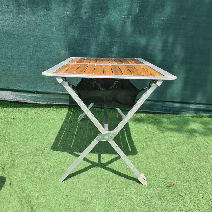 Stół Berger Aluminiowy Bambus  kempingowy Turystyczny