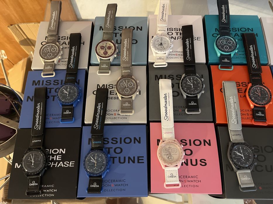 Swatch omega mission .