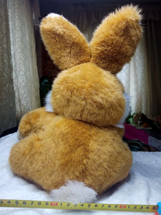 Большая мягкая игрушка заяц