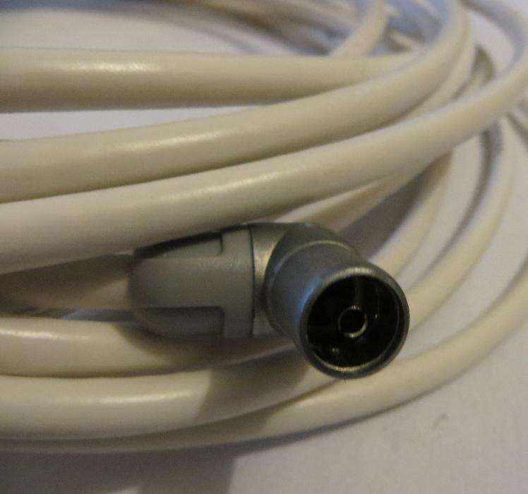 Cabos Coaxial TV com bananas M /F Lote de 3 - Novos