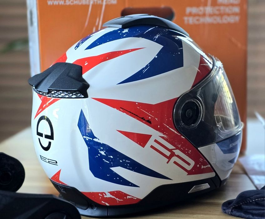 Kask szczękowy Schuberth E2 EXPLORER BLUE rozm. M - skorupa C5