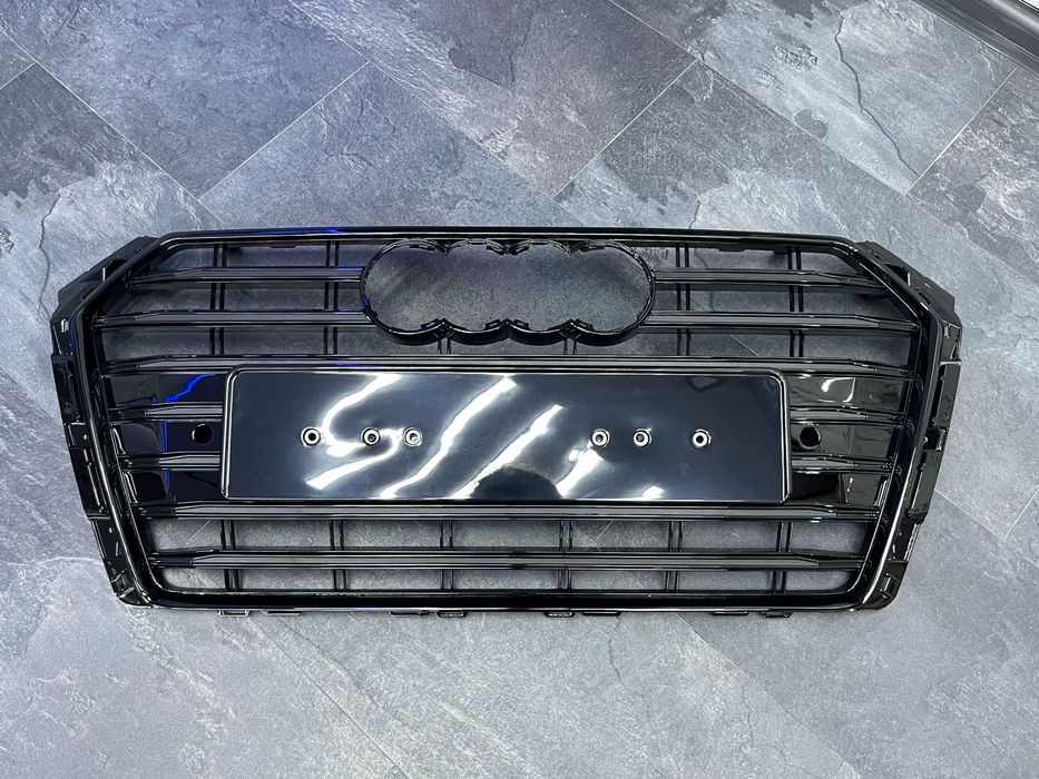 Решітка радіатора Full Black ( в стилі S4 ) на Audi A4 B9 2015-2019 року