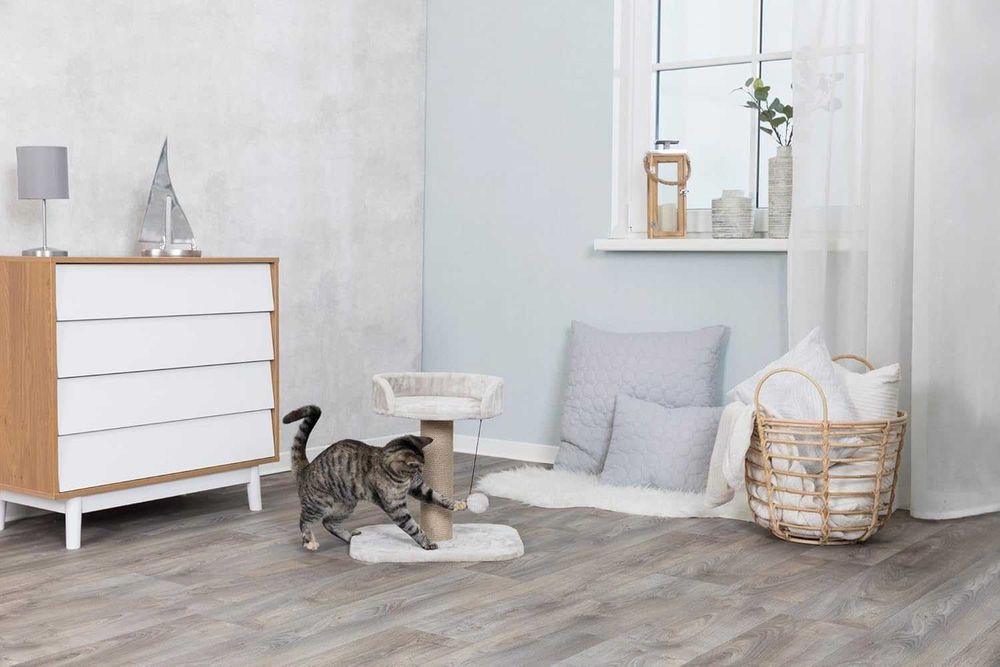 царапка для кішок лежанка TRIXIE Mica з м'яким покриттям, бежевий