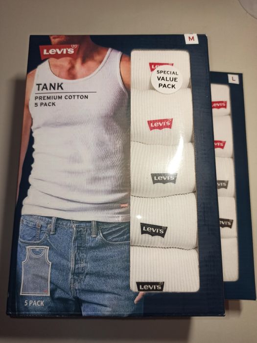 Майка Levis. Набор мужских маек Levis.