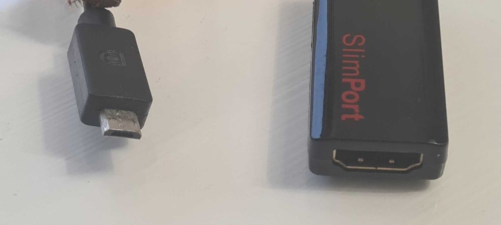 Adaptador SlimPort MicroUSB para HDMI -veja na TV através do telemóvel