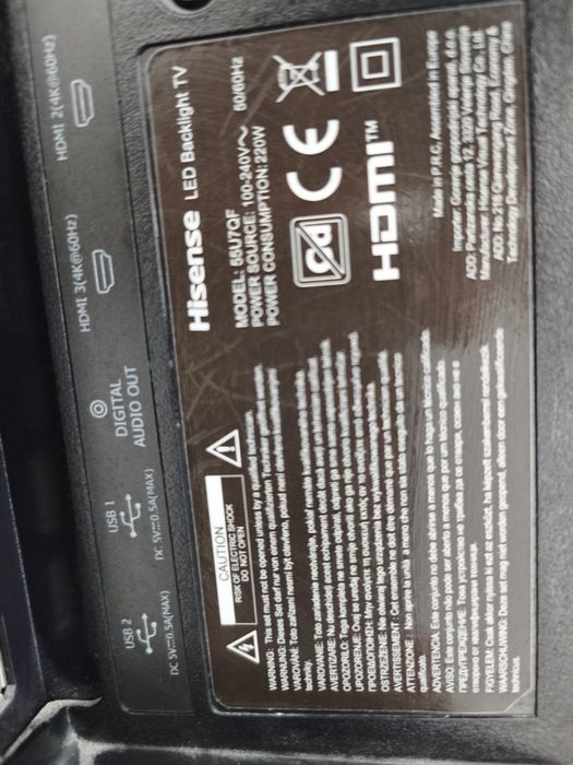 Televisão Hisense 55"