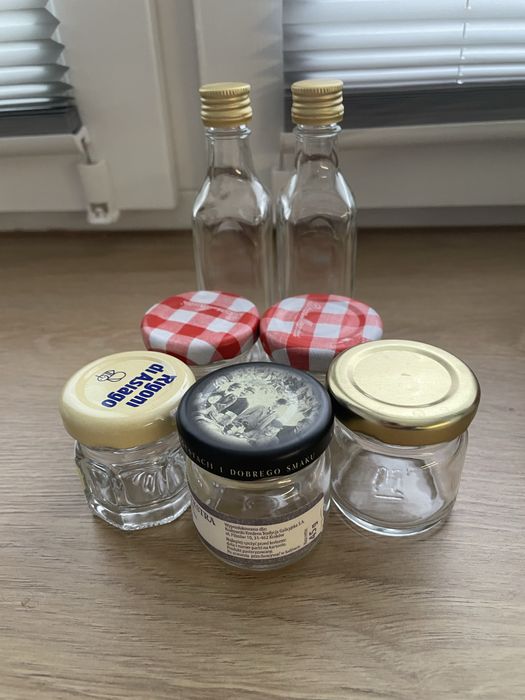 mini słoiczki 5 sztuk
