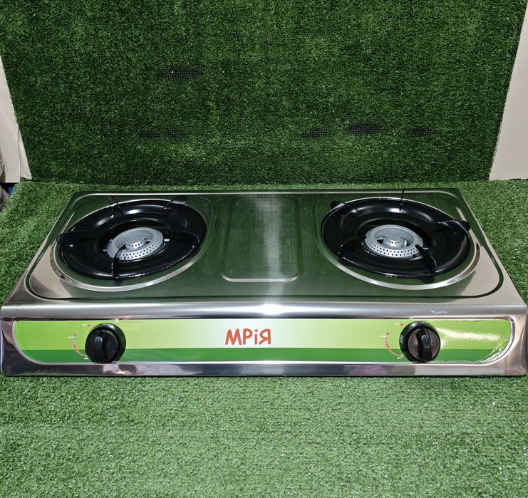 Плитка Газова двокомфорна нержавейка Мрія