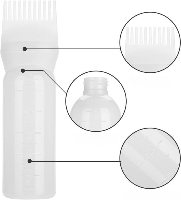 Serlium Butelka z Aplikatorem Olejku do Włosów 160 ml Wielorazowa
