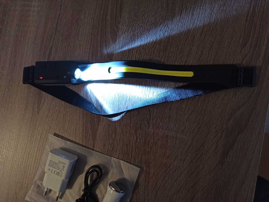 Lanterna cabeça LED sensor