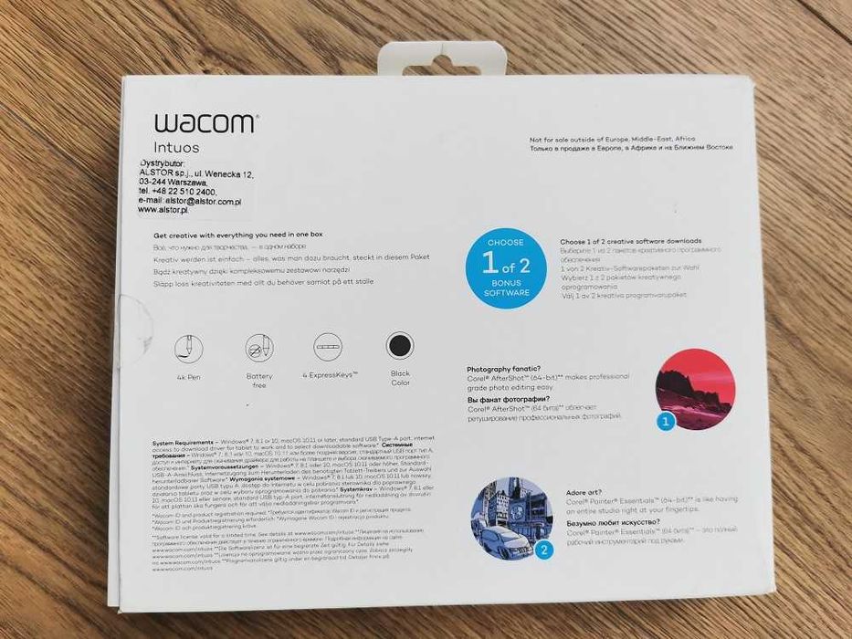 Tablet graficzny WACOM Intuos S