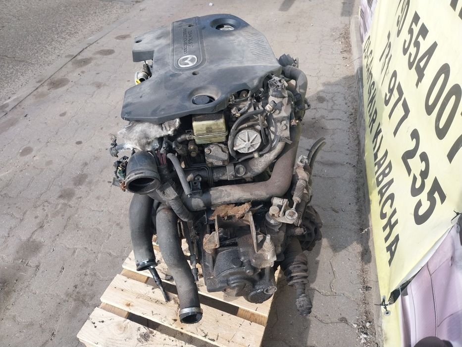 Mazda 6 I  silnik kompletny z osprzętem sprawny   2.0 diesel CITD