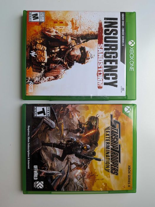 Ігри диски для Xbox: Starship Troopers, Insurgency Sandstorm