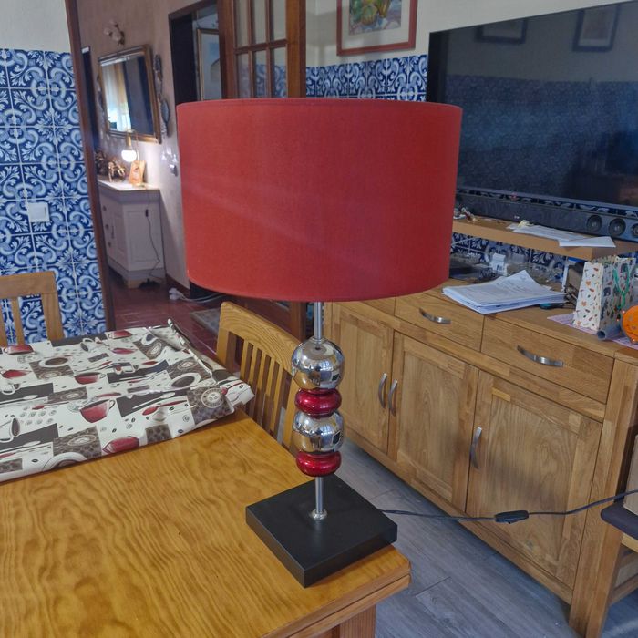 Candeeiros de mesa para sala, com abajur