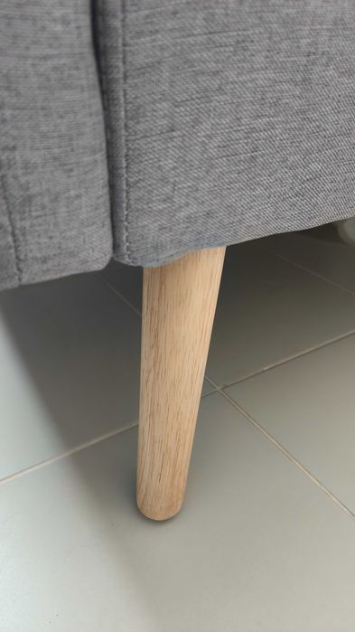 Sofá-Cama 2 Lugares HOMCOM Cinzento (Como Novo)