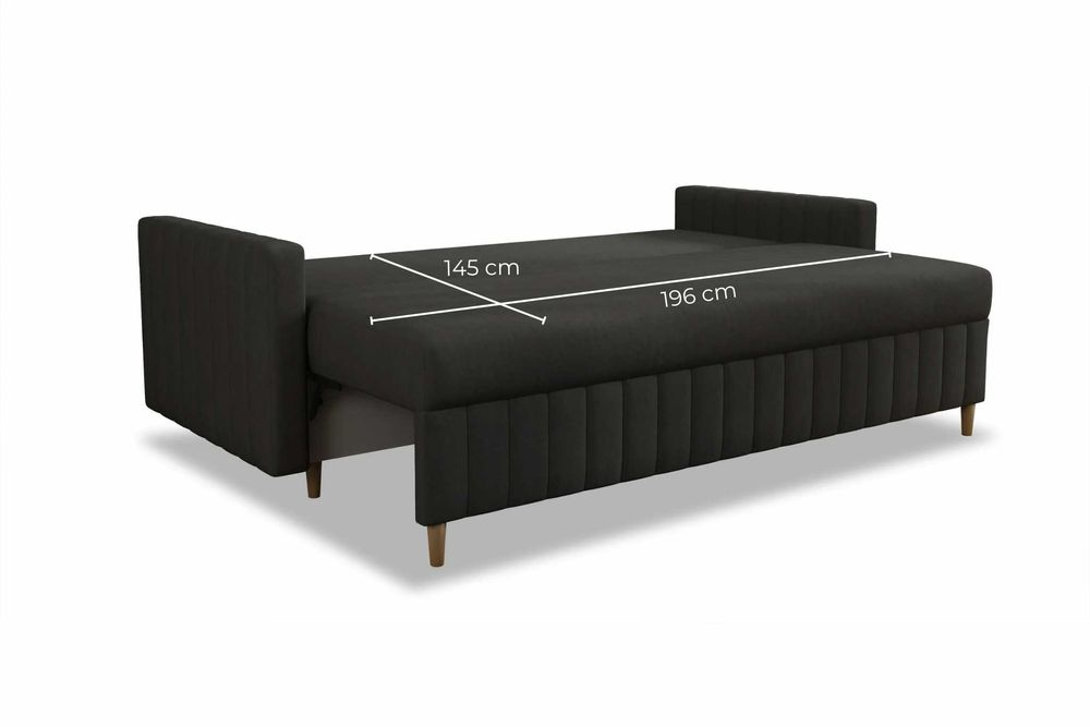 Zestaw komplet wypoczynkowy kanapa Malmo i fotel Uszak. Wersalka, sofa