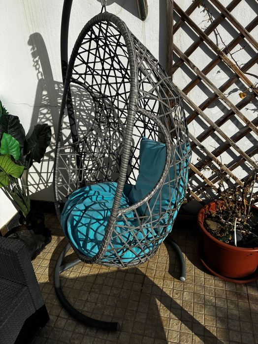 poltrona ninho para jardín o interior de morada