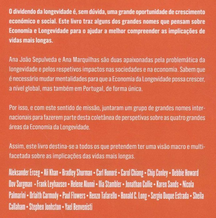 Economia da Longevidade de A. Sepulveda, A. Marquilhas [Portes Grátis]
