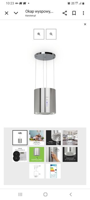 Okap nadwyspowy Klarstein odbiór osobisty