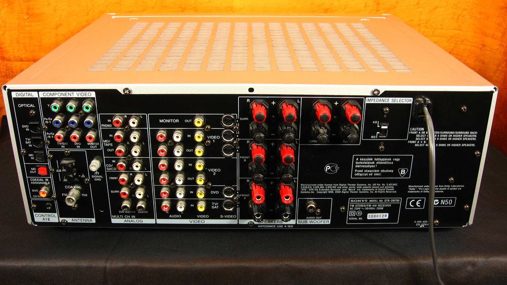 POTĘŻNY SONY str-db790 QS WZMACNIACZ Amplituner z wejściem optycznym