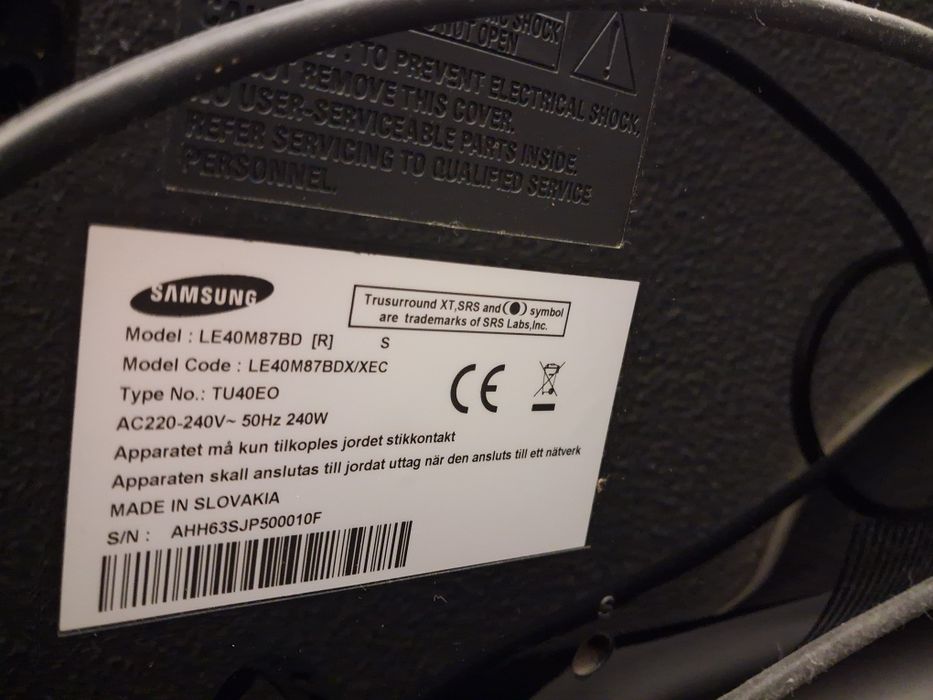 TV Samsung 40" LCD Full HD - Modelo LE40M87BD