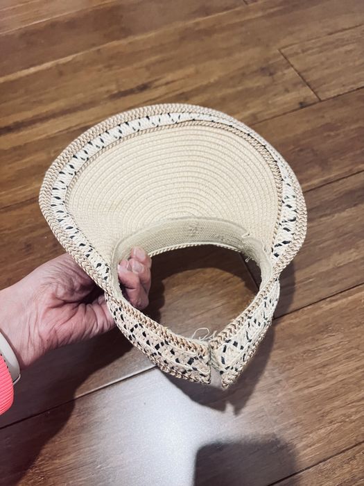 H&M pleciony daszek czapka opaska na lato