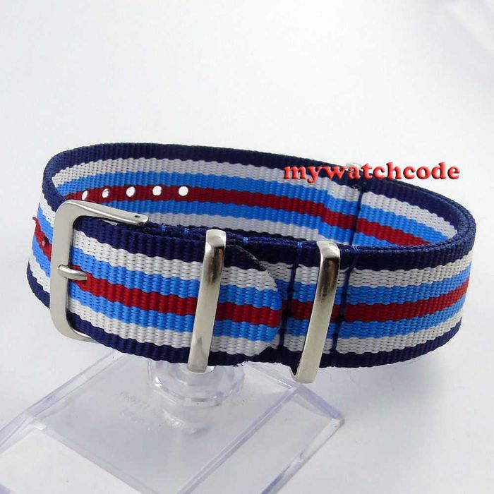 Pasek NATO 20mm do zegarka nylonowy meski Kilka Wzorów