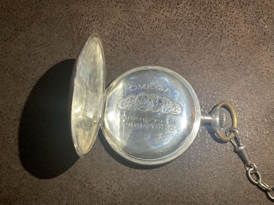 Relogio omega de prata (0800) Grand prix 1900
