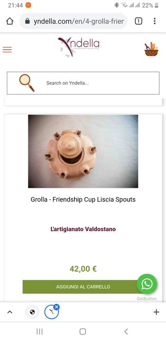 Grolla-friendship cup
