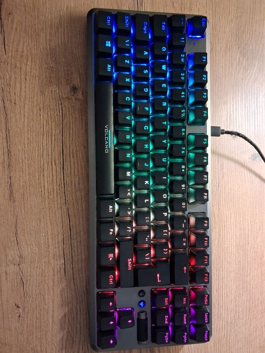 klawiatura volcano lanparty 2 rgb gateron brown