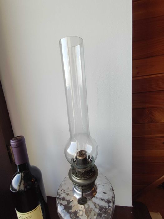 Stara francuska lampa naftowa nr 19