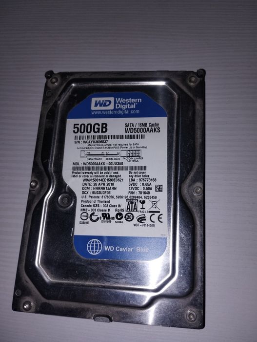 Жорсткий Диск WD Caviar Blue 500GB