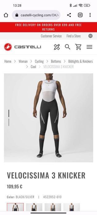 Жіночі велосипедні шорти Castelli Velokissima 3 Knicker