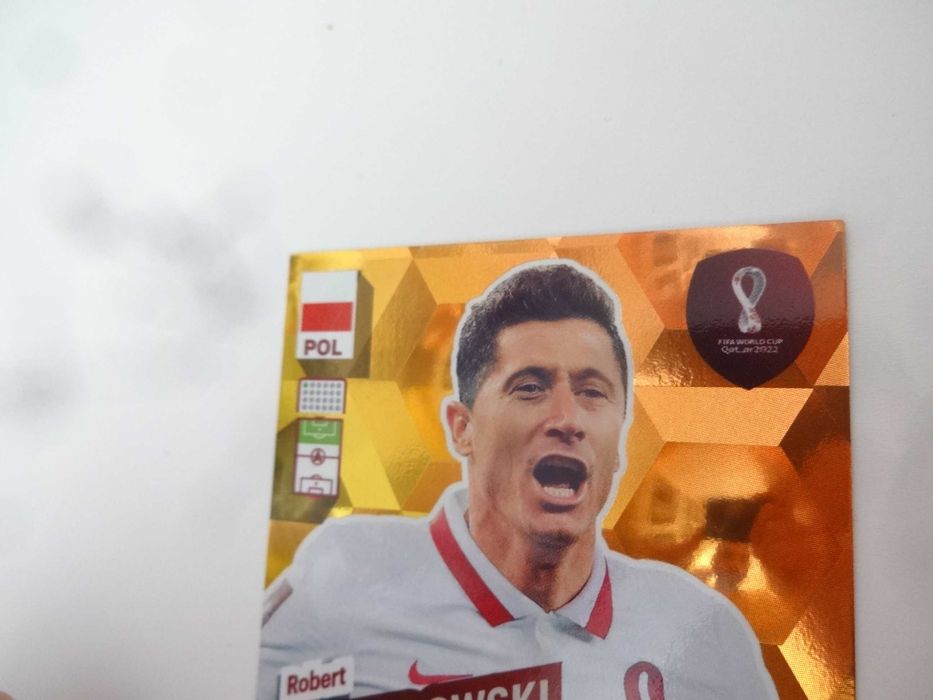 Panini Qatar 2022 Lewandowski Gold Limited Edition Stan Kolekcjioner
