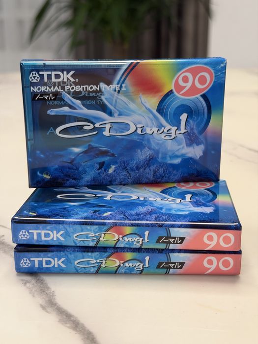 TDK CDing 1 90 — оригінальна японська аудіокасета, нова