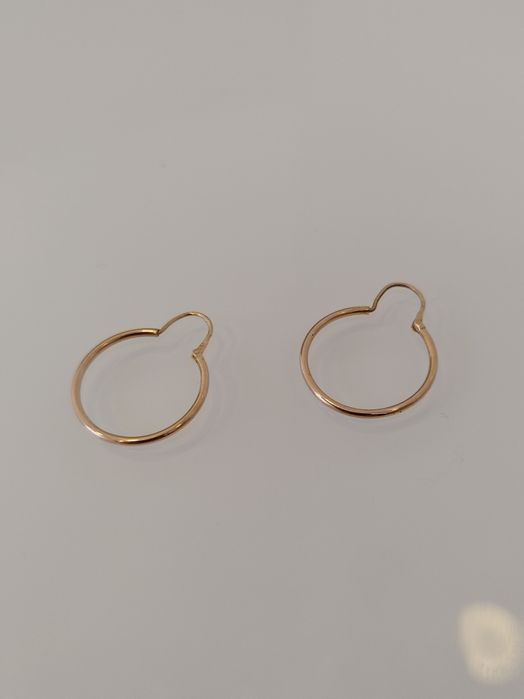 Argolas em ouro de 19,2kt