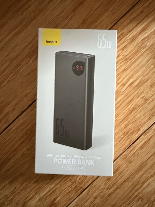 Baseus power bank 65w nowy