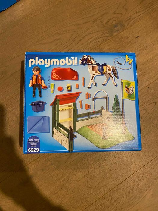 Idealny prezent na dzień dziecka - Playmobil stanowisko do mycia koni