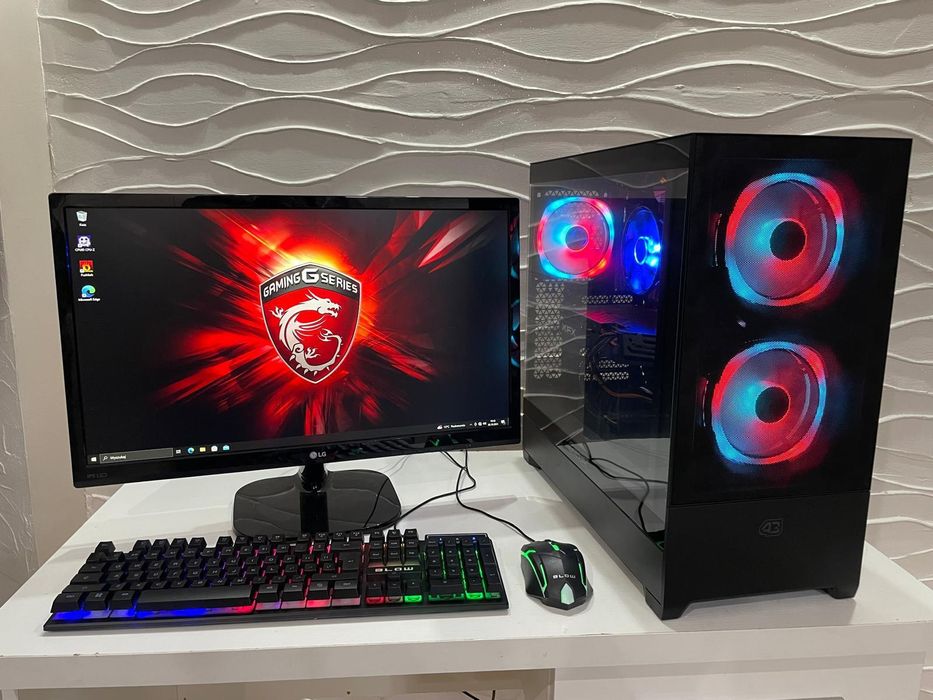 Komputer i5-6402P / RX 470 8GB / SSD / HDD / 16 RAM / Monitor / Gaming