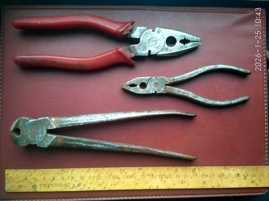 Клещи.кусачки.плоскогубцы времён СССР.