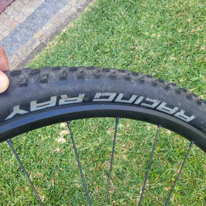 2x pneus Schwalbe Rancing Ray 29x2.25 Tubeless Ready Soft Super Ground