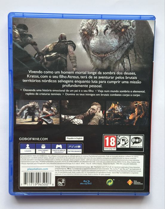 PS4 Completa 2 Comandos e God Of War