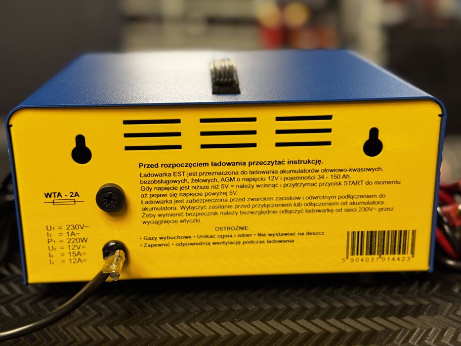 Prostownik EST - 516M 12V / 15A Stef-Pol