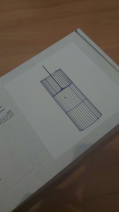 Candeeiro ikea novo solvinden