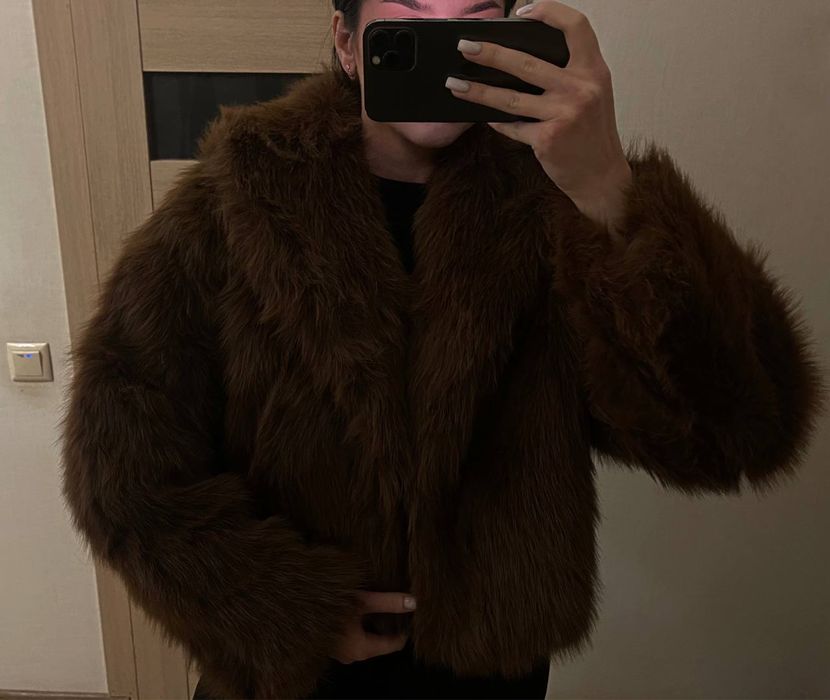 Шубка з штучного хутра