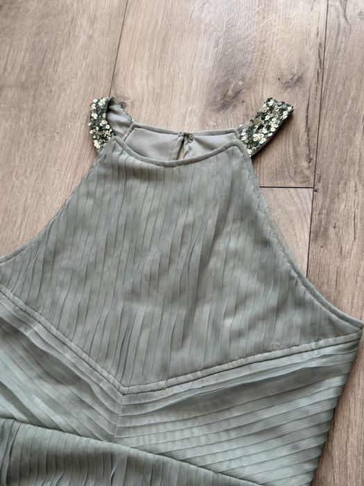 Długa  sukienka plisowana xl