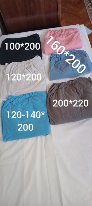 Простирадла на резинці 140/160/180/200*200,непром.наматр.