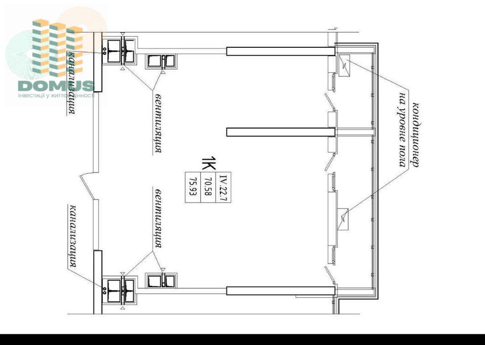 1-комнатная квартира по адресу ул. Генуэзская (площадь 75,9 м²) - Atlanta.ua - фото 3