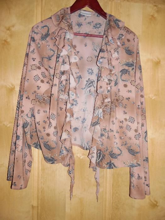 Bluzka dł rękaw jasny brąz-beż roz 38/44/46